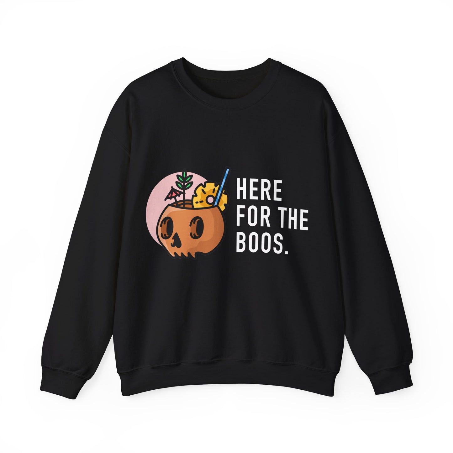 Here for the Boo's Women's Crew Neck Sweatshirt