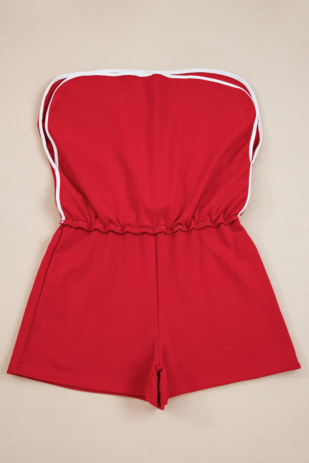 Orange Varsity Stripe Detail Drop Shoulder Pullover Mini Skirt Set