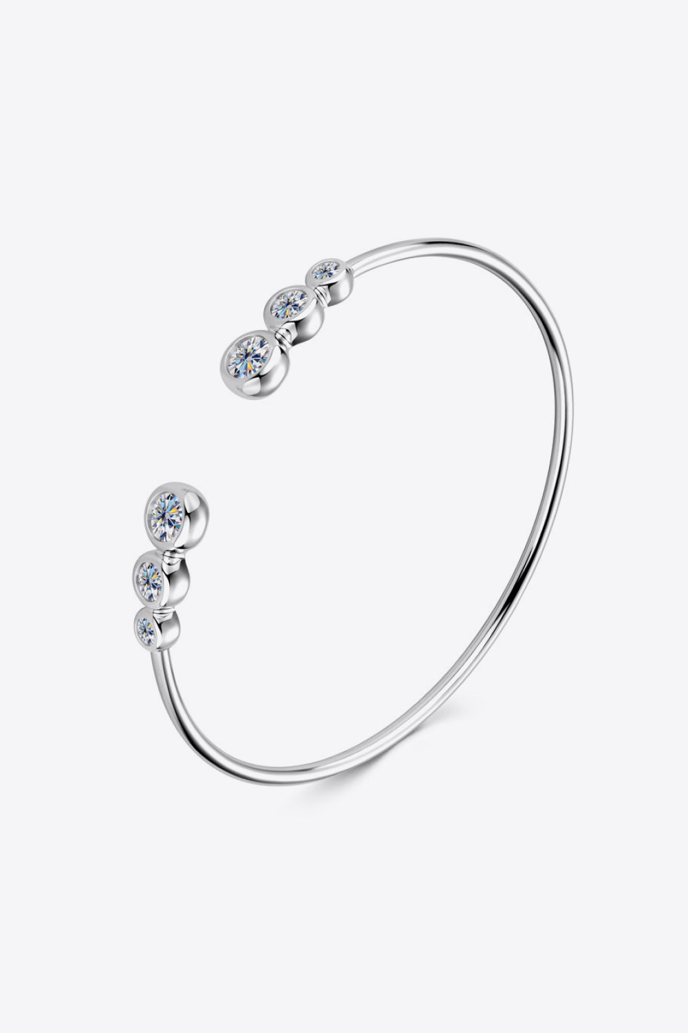 Sterling Silver Bracelet 1.8 Carat Moissanite 925