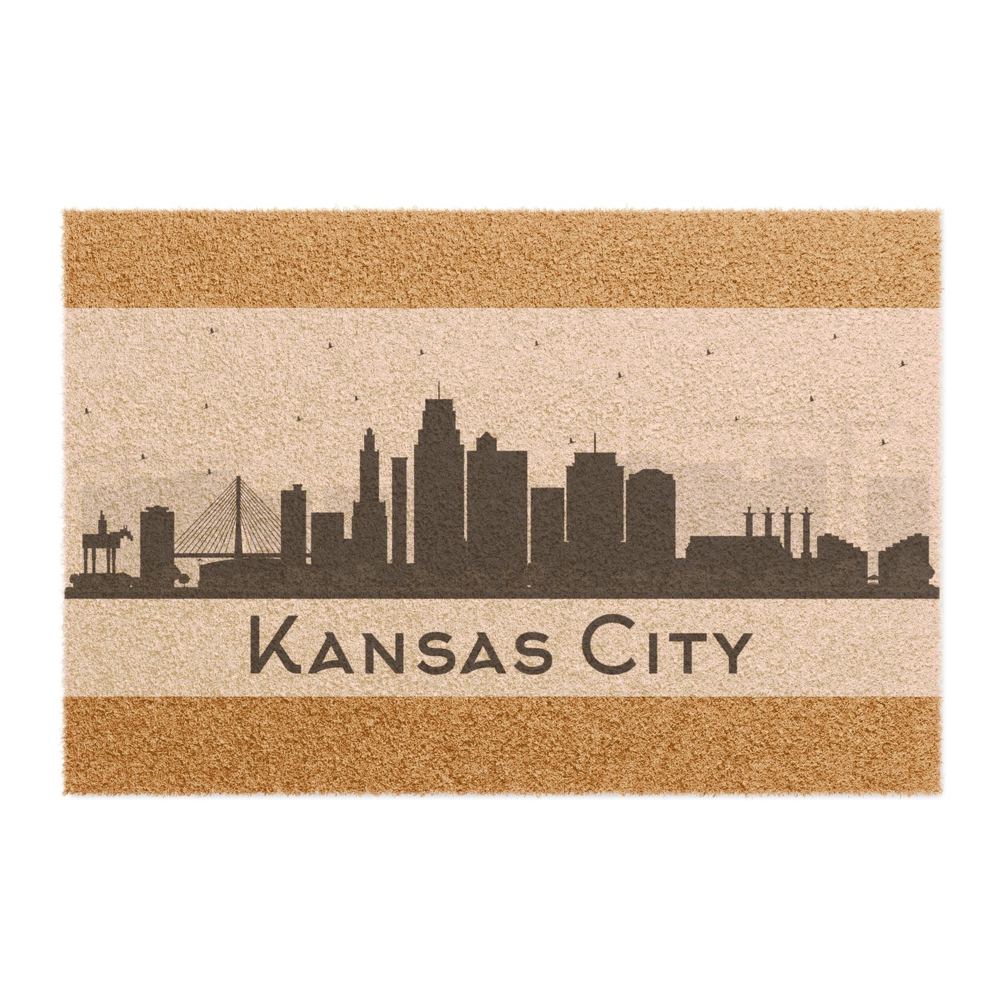 Kansas City Skyline Outdoor Doormat