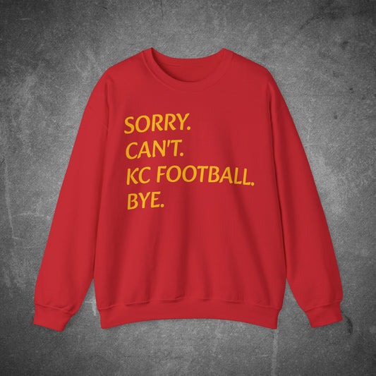 Unisex KC Football Crewneck Sweatshirt