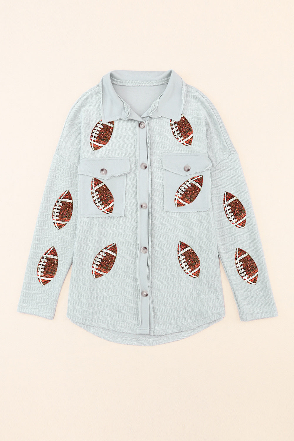 Black Fleece Baseball Graphic Buttoned Front Shacket