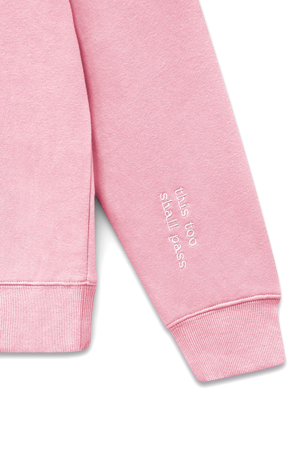 ANXIOUS (This Too Shall Pass) Pink Graphic Sweatshirt