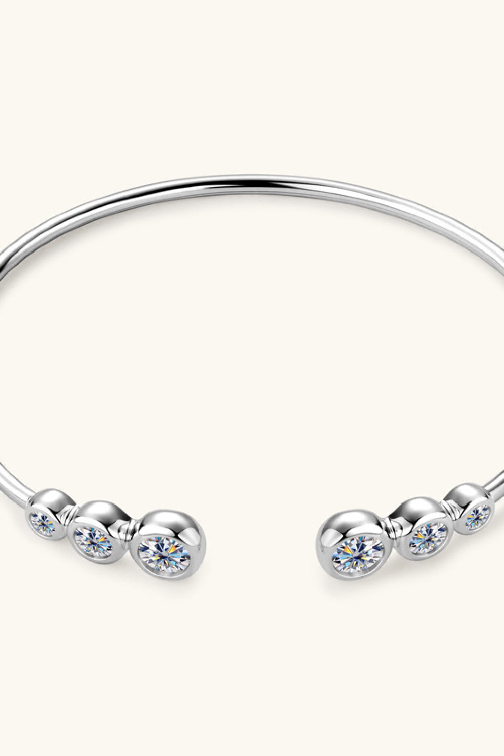 Sterling Silver Bracelet 1.8 Carat Moissanite 925