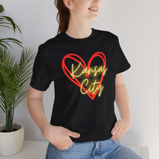 Kansas City Red Heart T-shirt