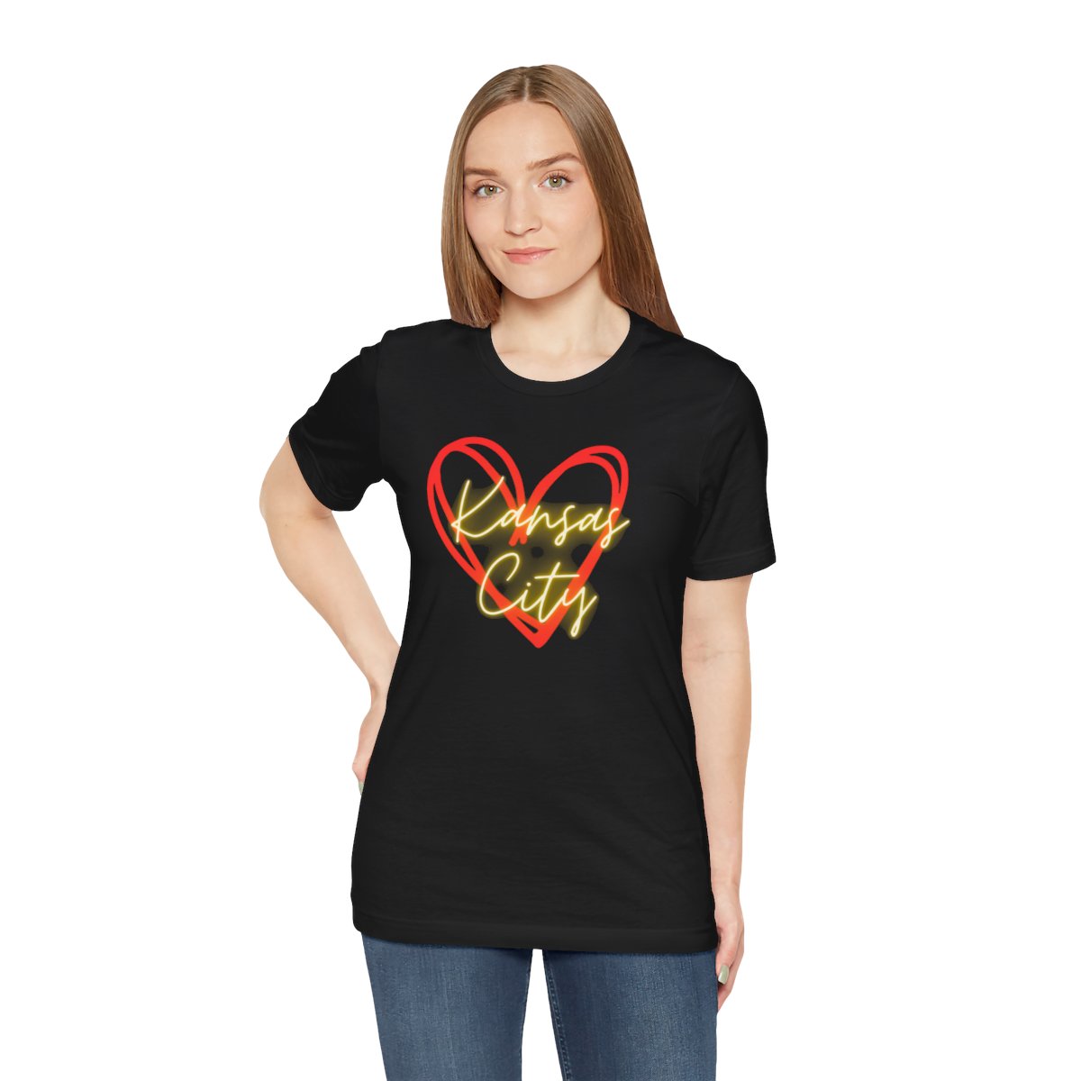 Kansas City Red Heart T-shirt